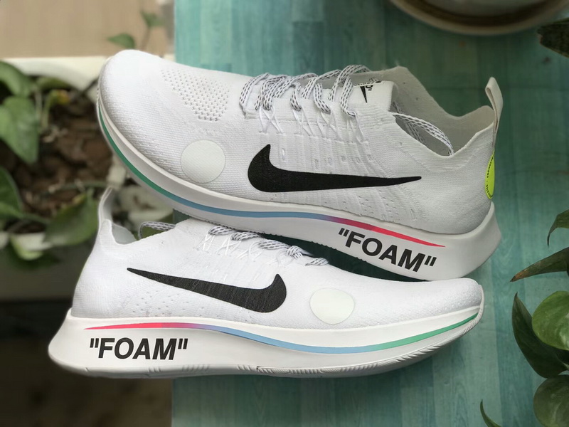 Off-White x Nike Zoom Fly Mercurial Flyknit White(98% Authentic quality)